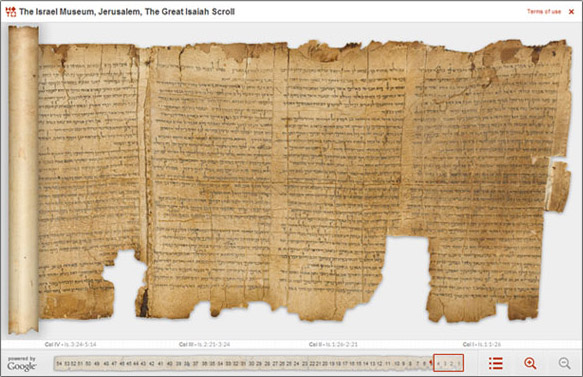 The Great Isaiah Scroll from the Dead Sea Scrolls
