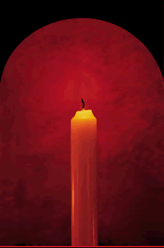 An unlit candle awaiting your attention