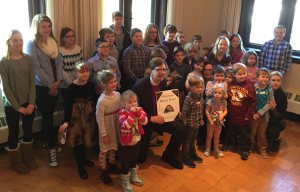 With friends at Calvary Episcopal Church in Rochester